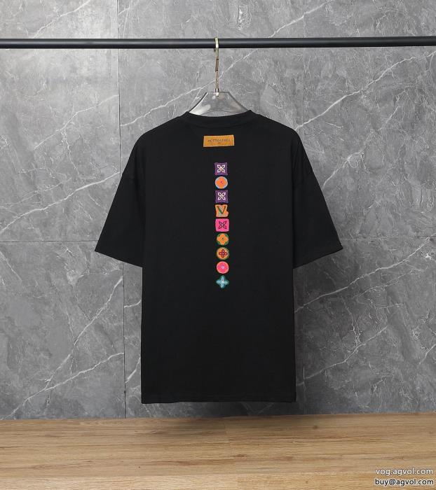 LOUIS VUITTON透け感優しいお洒落さんの愛用率が高いブランド コピー 専門半袖Tシャツ_0_3