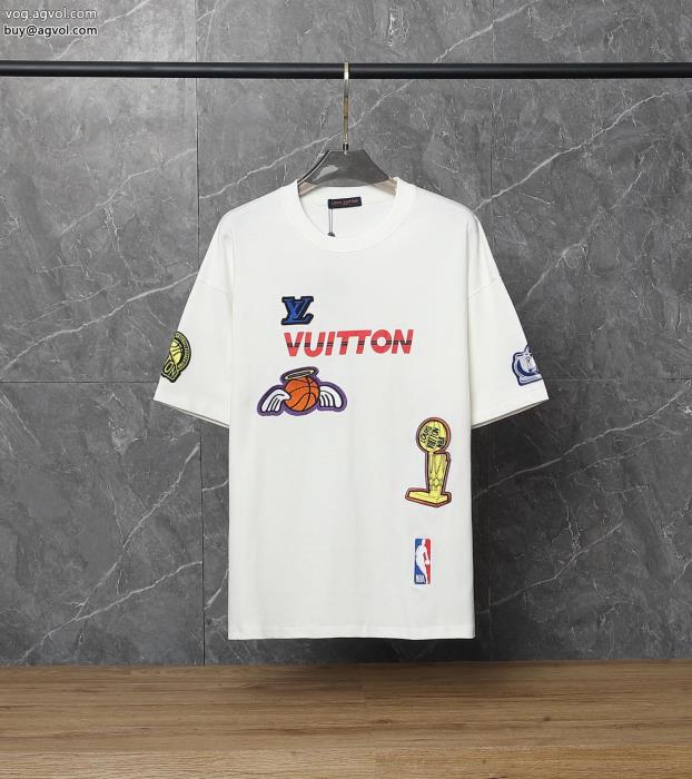 偽物 ブランド 激安LOUIS VUITTON半袖Tシャツ人気商品リラックスした雰囲気に_0_0