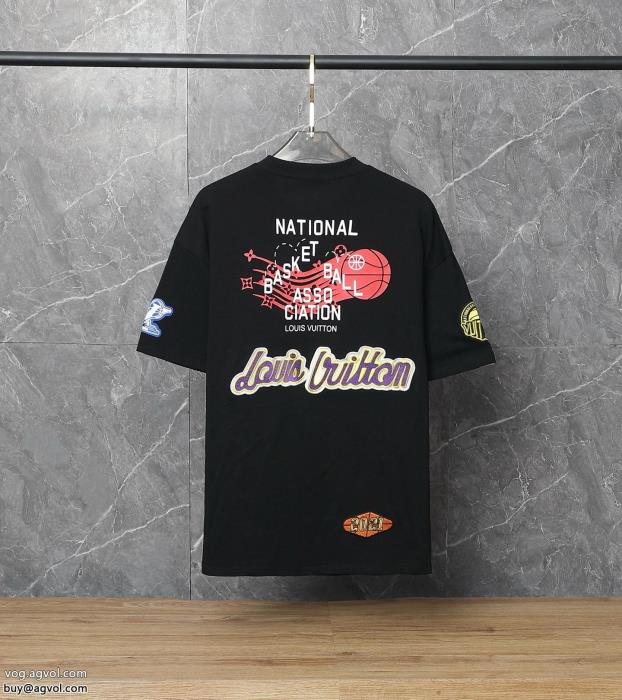 偽物 ブランド 激安LOUIS VUITTON半袖Tシャツ人気商品リラックスした雰囲気に_0_4