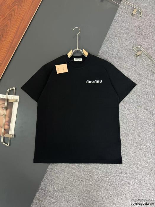 コピー ブランド 通販 安心半袖Tシャツ注目新ブランド軽やかな印象MIUMIU_0_1