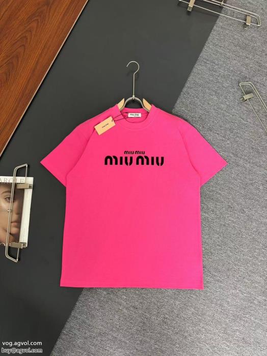 激安 通販 ブランド半袖Tシャツ高級感も漂い必需品MIUMIU_0_2