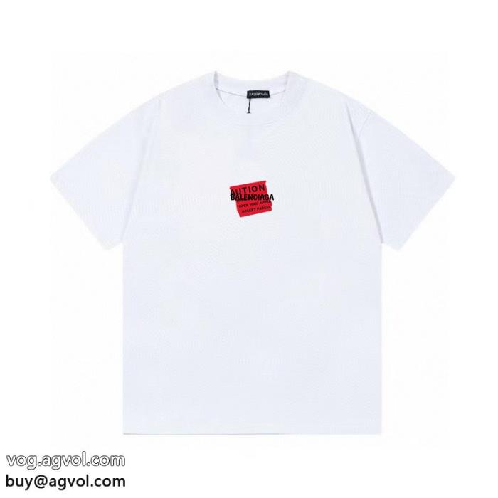 ブランド 品 激安 通販大胆なデザイン送料込み 希少品balenciaga半袖Tシャツ_0_1