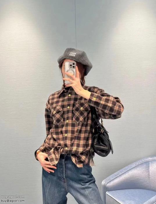 長袖シャツMIUMIU激安 通販 ブランド海外大人気着心地の良い_0_3