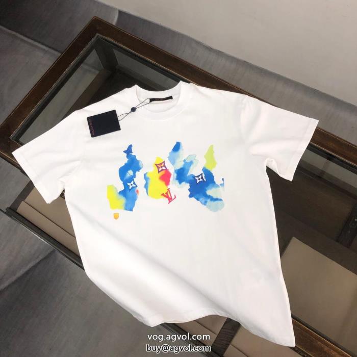 LOUIS VUITTON北欧ブランド2025爽やかな新作が流行り偽物 ブランド 販売半袖Tシャツ_0_1