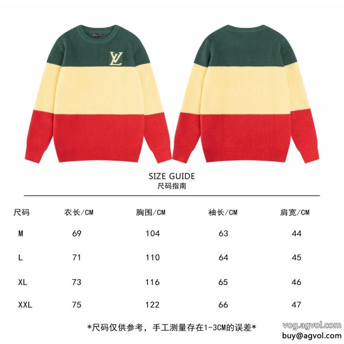 スタイルUP効果あり毎日に上質を LOUIS VUITTONブランド コピー 優良セーター_0_3