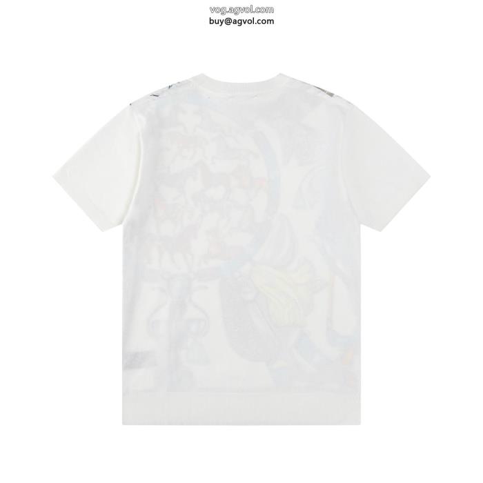 HERMESニット半袖Tシャツ激安 ブランド 通販個性的なスタイリング期間限定セール_0_3