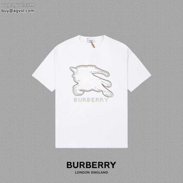 大人気オリジナル定番人気　薄手柔らかBURBERRYコピー ブランド 通販 安心半袖Tシャツ_0_3