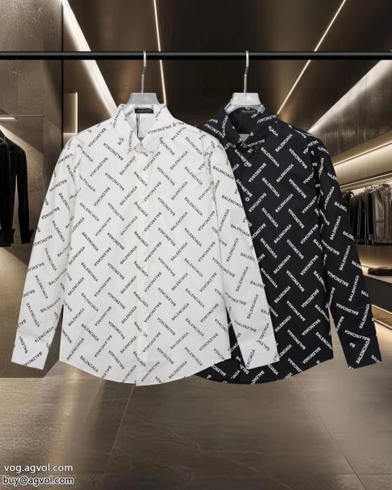リラックスした雰囲気に新作夏の優秀アイテムbalenciaga激安 ブランド長袖シャツ_0_4