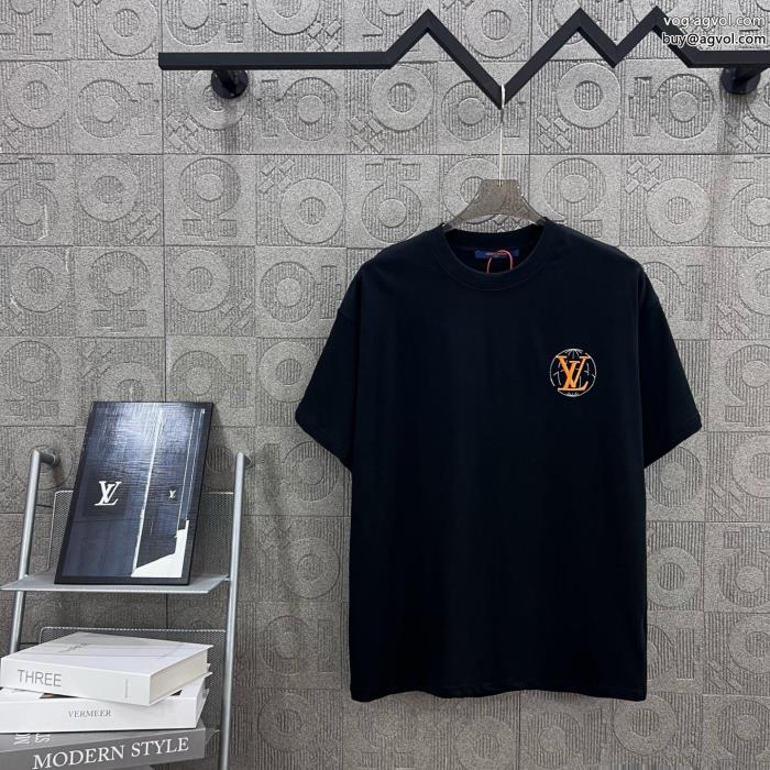 映え度MAX夏に爆発的な人気LOUIS VUITTONブランド 偽物 激安半袖Tシャツ_0_1