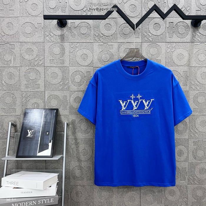 コピー 商品 販売独特の存在感著名人愛用ルイ ヴィトン半袖Tシャツ_0_2