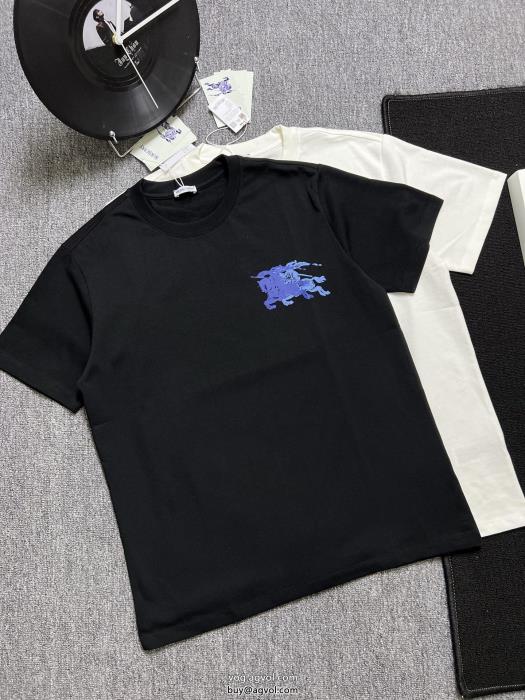 BURBERRYブランド フェイク限定生産品今季大人気のデザイン半袖Tシャツ_0_4