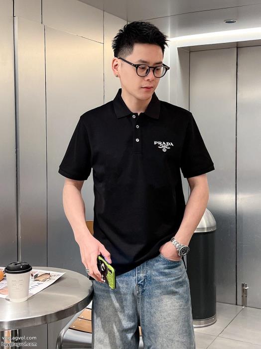 半袖シャツブランド アクセサリー 激安大胆なデザイン2025の新作PRADA_0_0