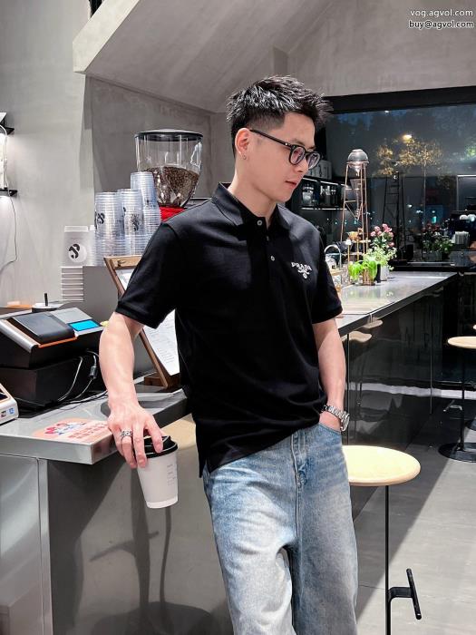 半袖シャツブランド アクセサリー 激安大胆なデザイン2025の新作PRADA_0_2