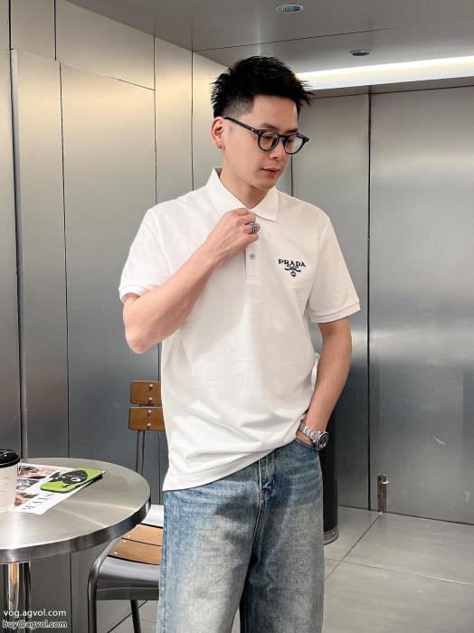 半袖シャツブランド アクセサリー 激安大胆なデザイン2025の新作PRADA_0_3