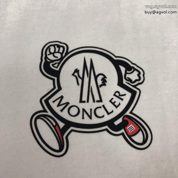 MONCLERブランド コピー 激安半袖Tシャツ限定版プリントカジュアルの定番_0_1