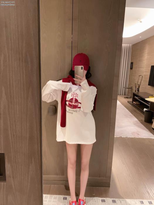 長袖Tシャツ2025新作限定風通しの良いフレアVIVIENNE WESTWOODブランド フェイク_0_3