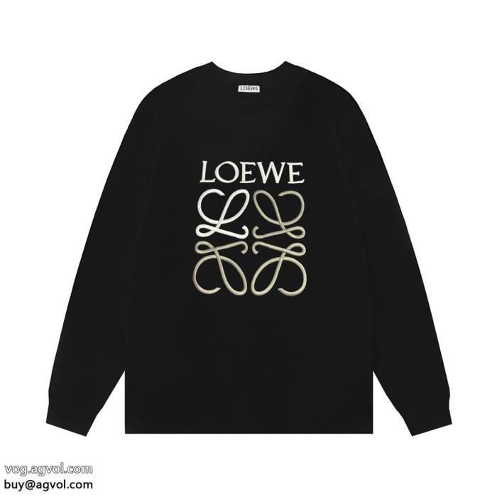 LOEWE最高のエレガント映え度MAXコピー 商品 通販長袖Tシャツ_0_1
