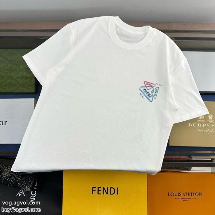 夏限定数量限定半袖Tシャツブランド 通販 激安プラダ_0_1