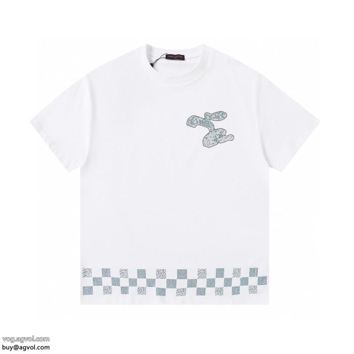 ブランド コピー  LOUIS VUITTON半袖Tシャツ人気急上昇中NEW!国内完売_0_0