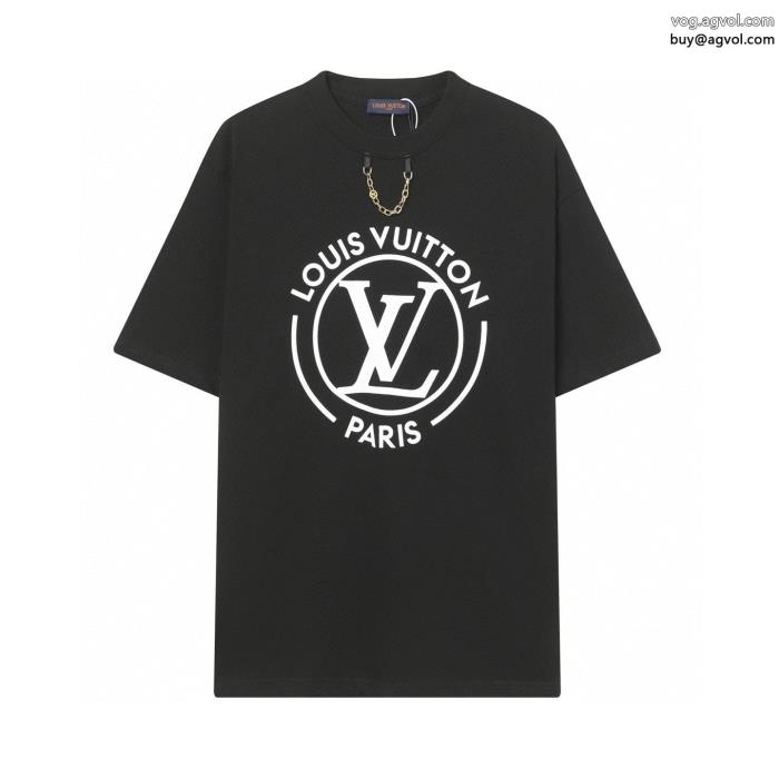 カワイイ雰囲気ストリートに溢れるウェアブランド コピー 販売 半袖TシャツLOUIS VUITTON_0_0