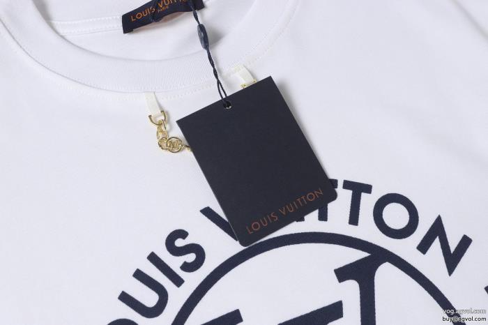 カワイイ雰囲気ストリートに溢れるウェアブランド コピー 販売 半袖TシャツLOUIS VUITTON_0_2