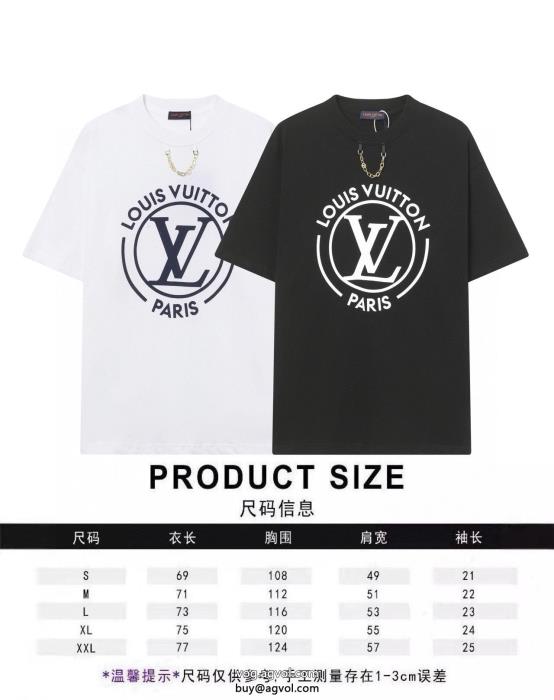 カワイイ雰囲気ストリートに溢れるウェアブランド コピー 販売 半袖TシャツLOUIS VUITTON_0_3