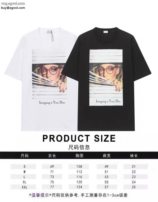 通気性と吸汗性に優れ先取り2025限定新作ディオールスーパー コピー 安心 半袖Tシャツ_0_1