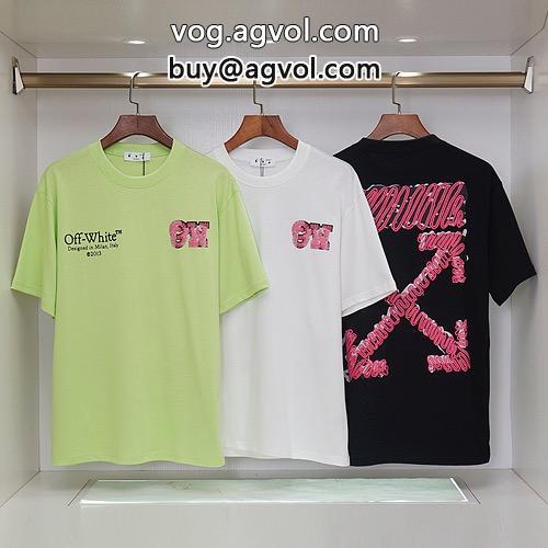 定番人気大幅に値下げ半袖TシャツOff-Whiteブランド コピー  _0_5