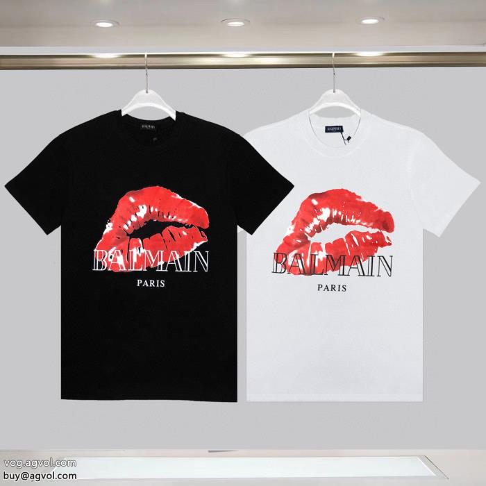 コピー 品 販売BALMAIN半袖Tシャツ2025トレンド25ss海外直営_0_1