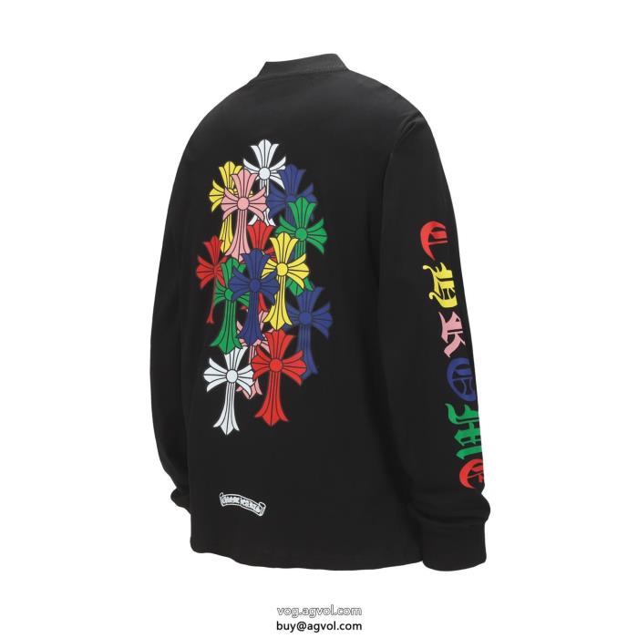 抜群の人気を集め毎年大人気商品コピー 品 ブランド長袖TシャツCHROME HEARTS_0_1