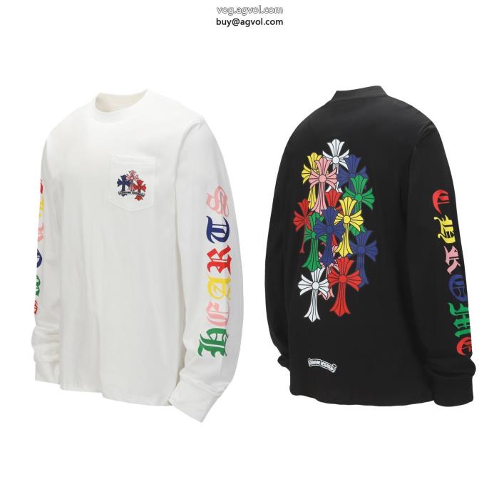 抜群の人気を集め毎年大人気商品コピー 品 ブランド長袖TシャツCHROME HEARTS_0_3