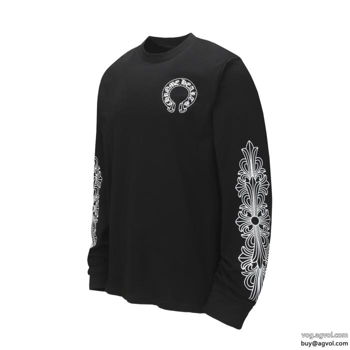 長袖Tシャツブランド コピー 販売最安に挑戦大人っぽいデザインCHROME HEARTS_0_4