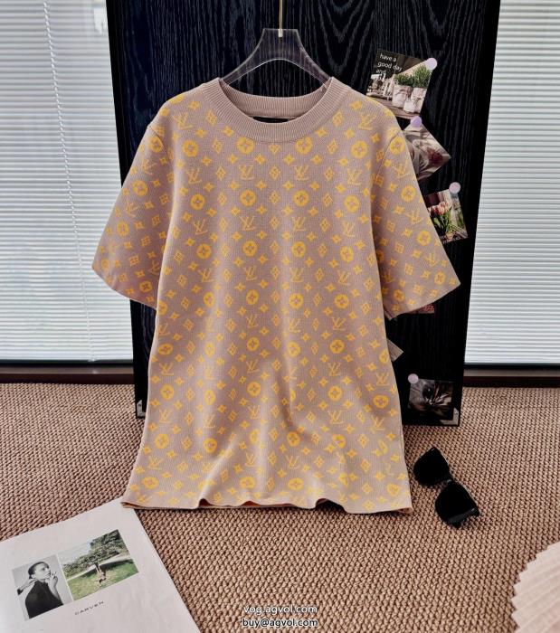 2025用爽やかな色合いスーパー コピー 通販LOUIS VUITTON半袖Tシャツ_0_0