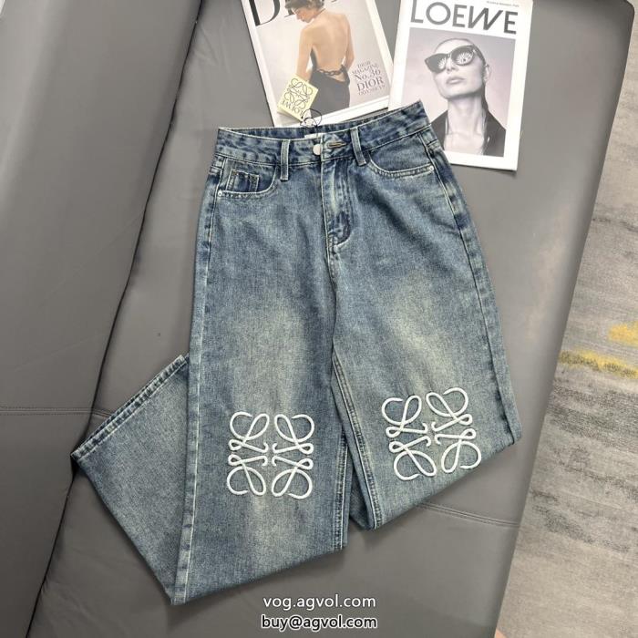 偽 ブランドジーンズジュアル感強めの着2025夏色っぽさLOEWE_0_3