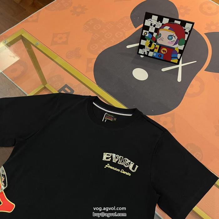 通販 ブランド2025トレンド先取り大人感漂う新作エヴィス半袖Tシャツ_0_3