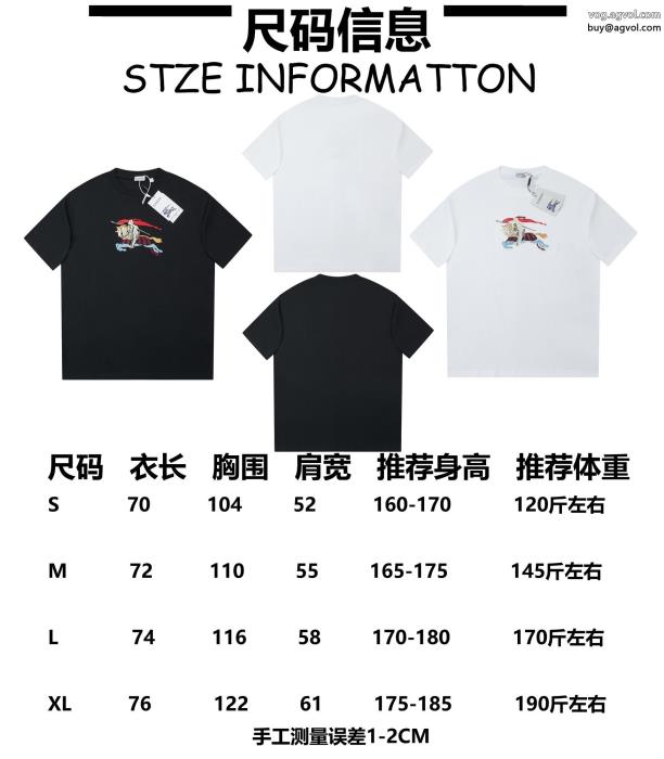 半袖Tシャツクラシカルな雰囲気より格上げしてBURBERRYブランド 激安_0_5