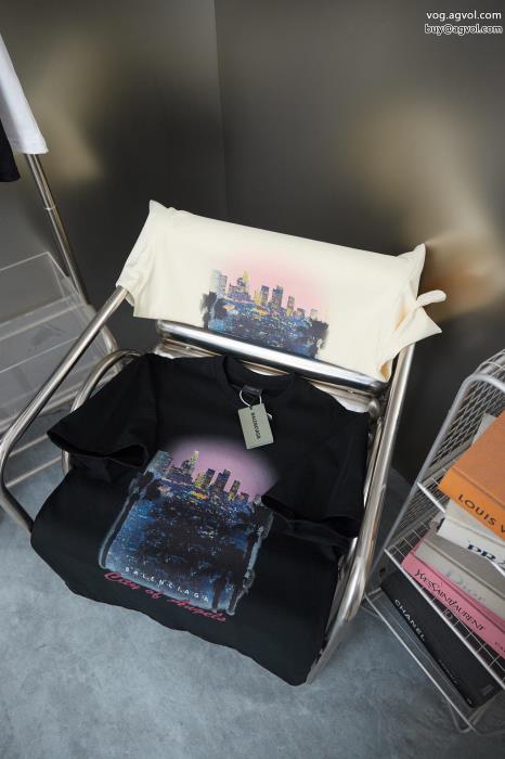 balenciaga優れもの限定版プリント激安 通販 ブランド半袖Tシャツ_0_4