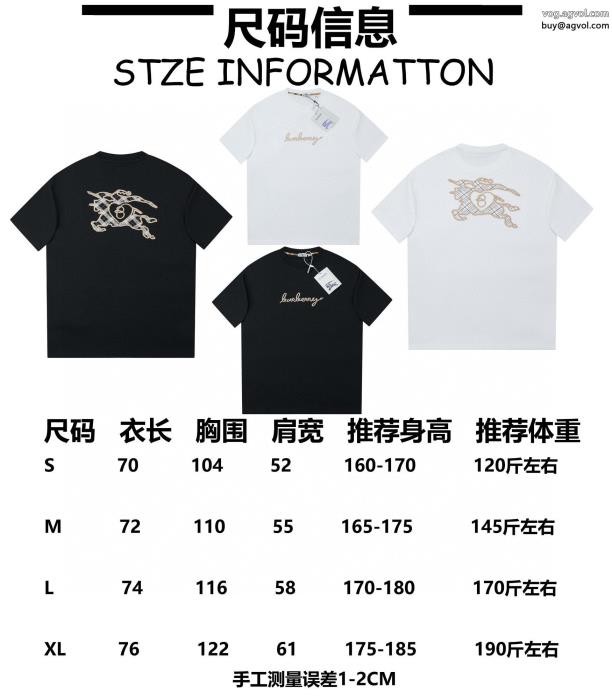 BURBERRY激安 ブランド 通販半袖Tシャツ2025人気新作が登場カジュアルで気分爽快_0_0