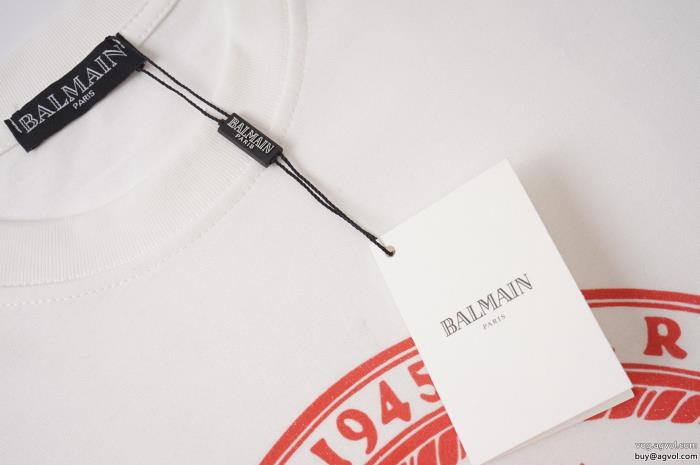送料込み 希少品新商品☆完売必至半袖TシャツBALMAIN偽 ブランド 通販_0_0