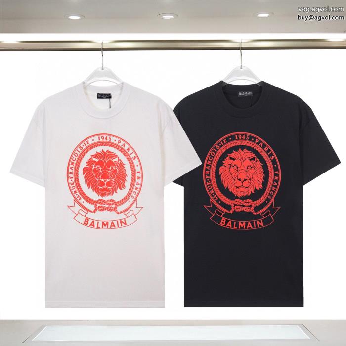 送料込み 希少品新商品☆完売必至半袖TシャツBALMAIN偽 ブランド 通販_0_3