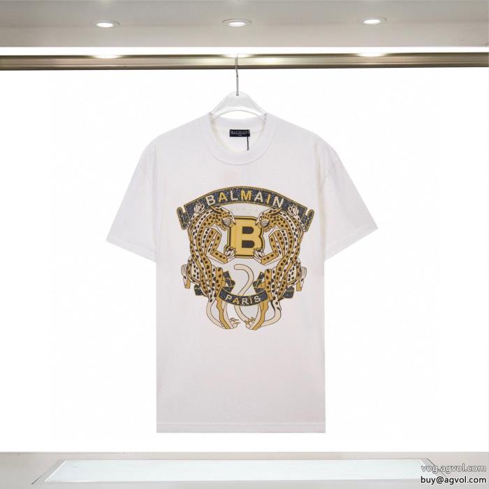 25ss 異素材万能アイテムBALMAIN半袖Tシャツブランド アクセサリー 激安_0_0