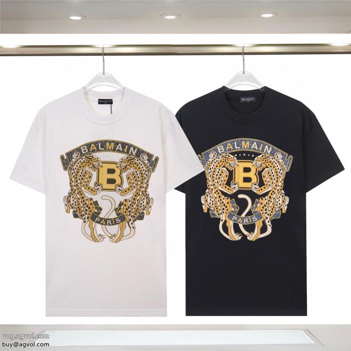 25ss 異素材万能アイテムBALMAIN半袖Tシャツブランド アクセサリー 激安_0_1
