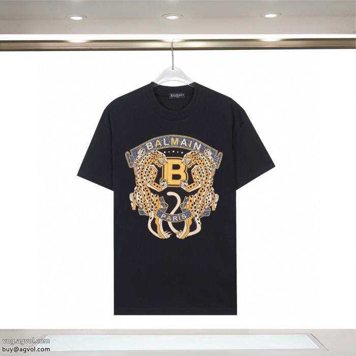 25ss 異素材万能アイテムBALMAIN半袖Tシャツブランド アクセサリー 激安_0_2