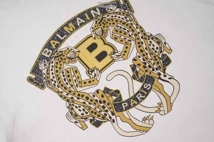 25ss 異素材万能アイテムBALMAIN半袖Tシャツブランド アクセサリー 激安_0_3