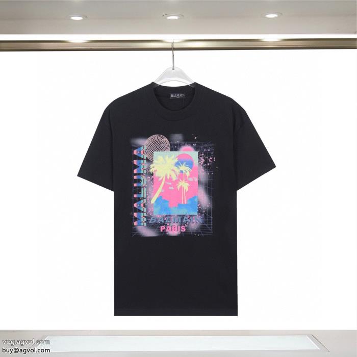BALMAIN半袖Tシャツブランド 激安今年の2025先行販売新作モード感の高い_0_1