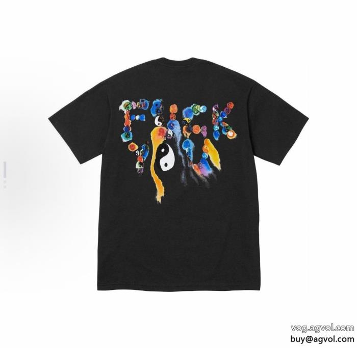 半袖Tシャツシュプリームコピー ブランド 通販 安心高級感漂う限定版プリント_0_2