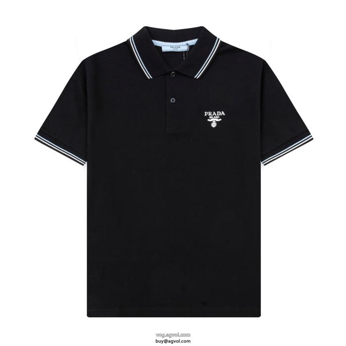 プラダ限定生産品2025のトレンドアイテム半袖poloTシャツブランド コピー 通販_0_0