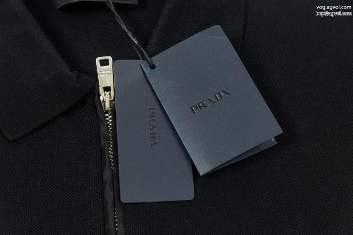 大人気商品希少なアイテム半袖poloTシャツ偽 ブランド 販売PRADA_0_2