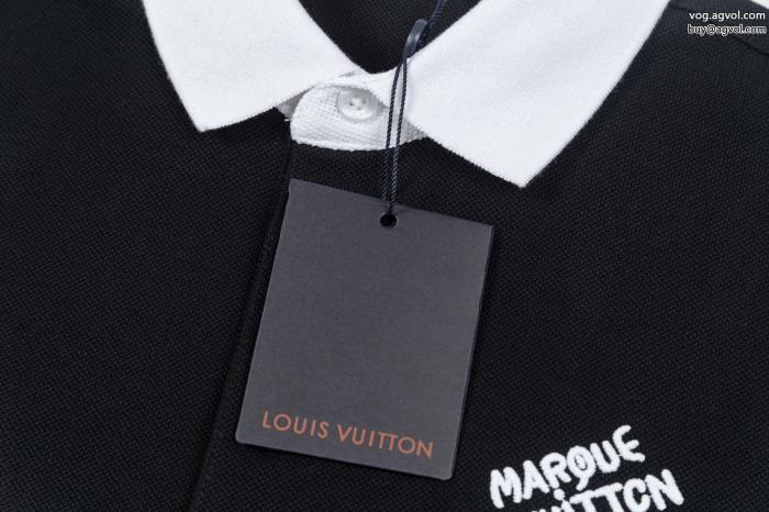 夏の必須アイテムを完売間近ブランド 偽物 激安 通販半袖poloTシャツLOUIS VUITTON_0_2
