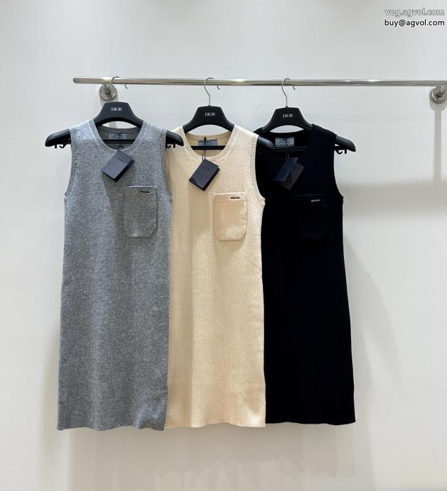 激安 通販 専門ワンピースPRADA涼しげに演出夏の暑い日にも快適に_0_0